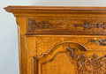 Cabinet Vintage French Style Oak Carved Sideboard with Drawer LOT 37574