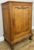 Cabinet Vintage French Style Oak Sideboard with Carved Cupboard LOT 62483