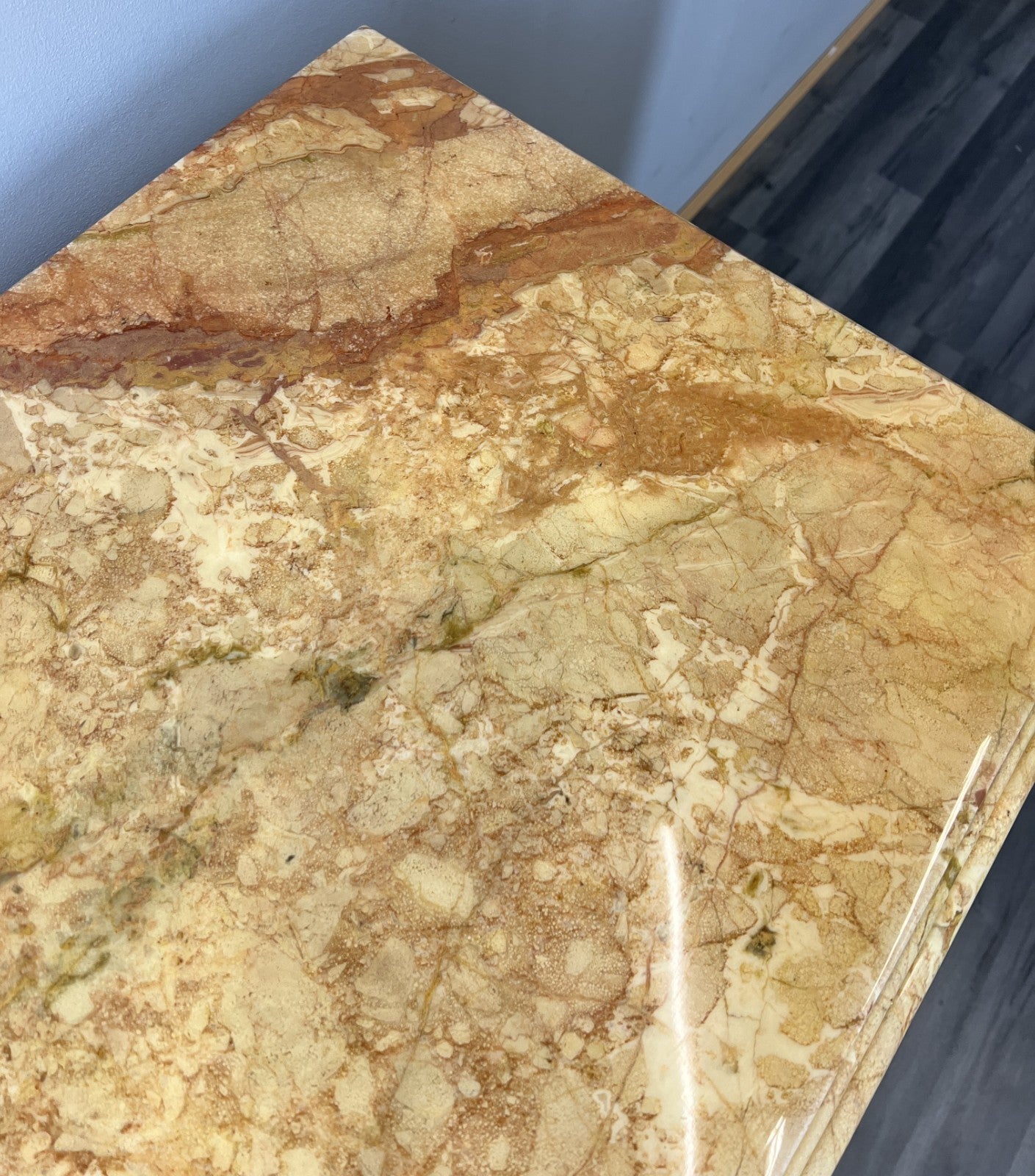 Chest of Drawers Vintage French Style Marble Top 5 Drawers Cabinet LOT 451410