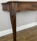 Table with Mirror Antique French Louis Oak Wall Mirror Console Table LOT 64026