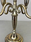 Pair of Candelabras Vintage French Style Metal Five Arm Candle Holders LOT 6486