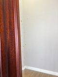 Wardrobe Antique French Style Walnut Two Door Mirrored Carved Armoire LOT 613315