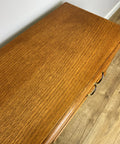 Chest of Drawers Vintage French Louis Oak 2 Drawers Carved Cabinet LOT 623211