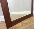 Mirror Antique French Style Oak Carved Wardrobe Mirror Polished Glass LOT 61945