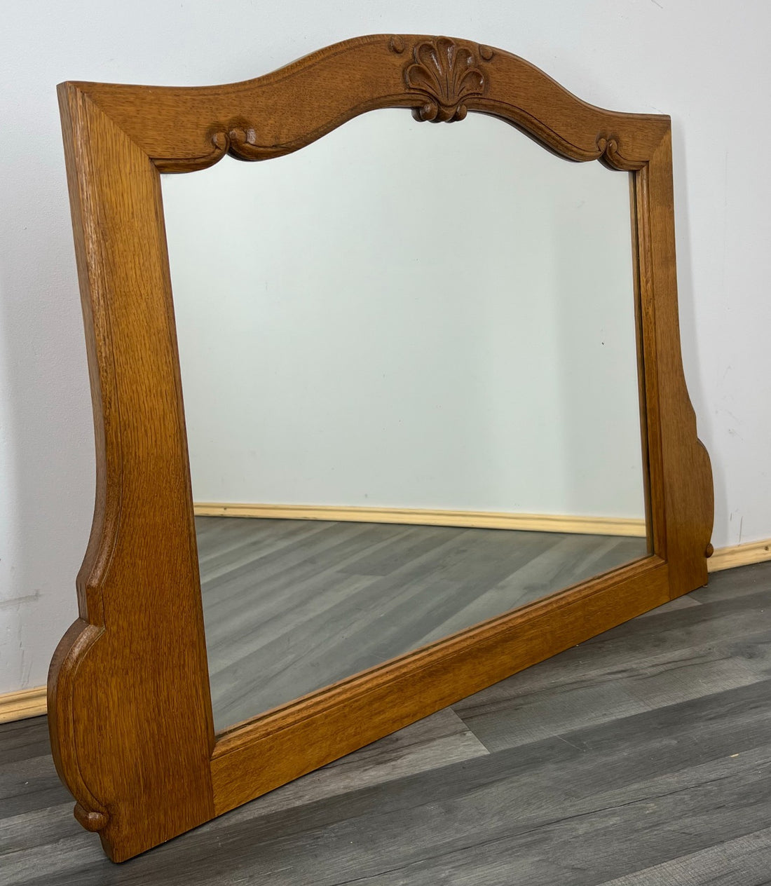 Mirror Antique French Carved Wood Wall Mirror Decorative Frame LOT 19200