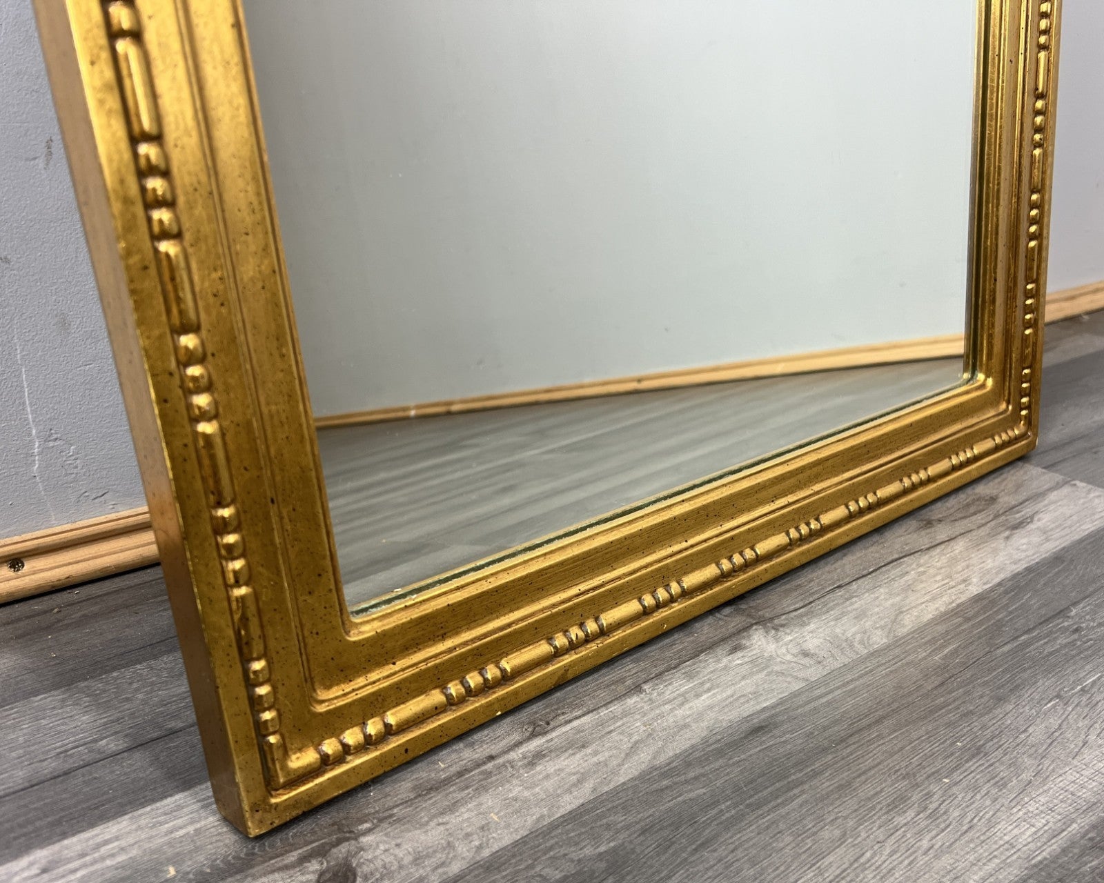 Vintage French Style Wall Mirror Carved Wall Frame LOT 45294