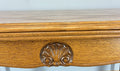 Dining Table Vintage French Louis XVI Carved Oak Extendable Table LOT 45814