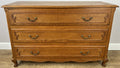 Chest of Drawers Vintage French Louis Oak 3 Drawers Carved Cabinet LOT 62651