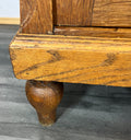 Sideboard Antique French Marble Top Cabinet Carved Storage Cupboard LOT 23716