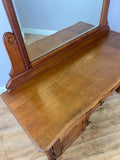 Dressing Table with Mirror Vintage French Oak Louis Vanity Table Makeup LOT 63176