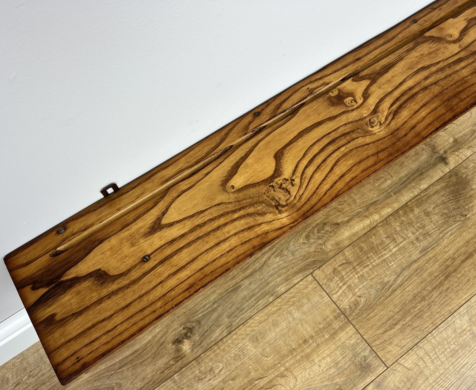 Coat Rack Vintage French Oak Wall Mounted 6 Hooks Carved Rack Hanger LOT 62088