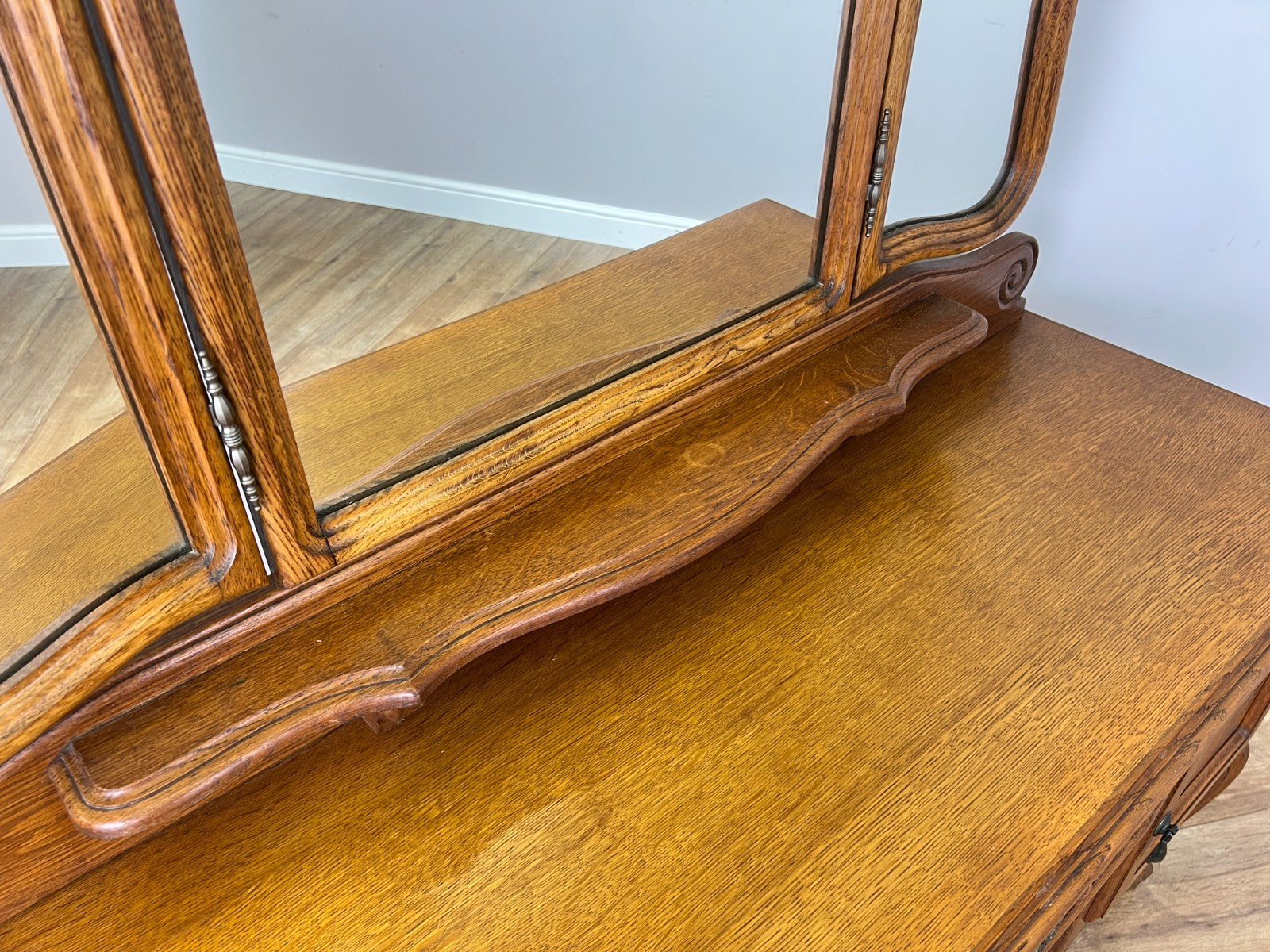 Dressing Table with Mirror Vintage French Louis Vanity Table Makeup LOT 63418