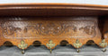 French Vintage Coat Rack Oak 5 Hooks Wall Shelf Carved Coat Hanger LOT 44352