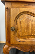 Pair of Bedside Tables Vintage French Louis Oak Nightstands Cabinets LOT 34693