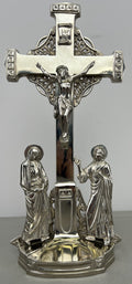 Crucifix Vintage French Style Metal Ornate Religious Figure LOT 64200
