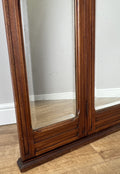Mirror Antique French Style Walnut Triple Folding Dressing Table Mirror LOT 61399
