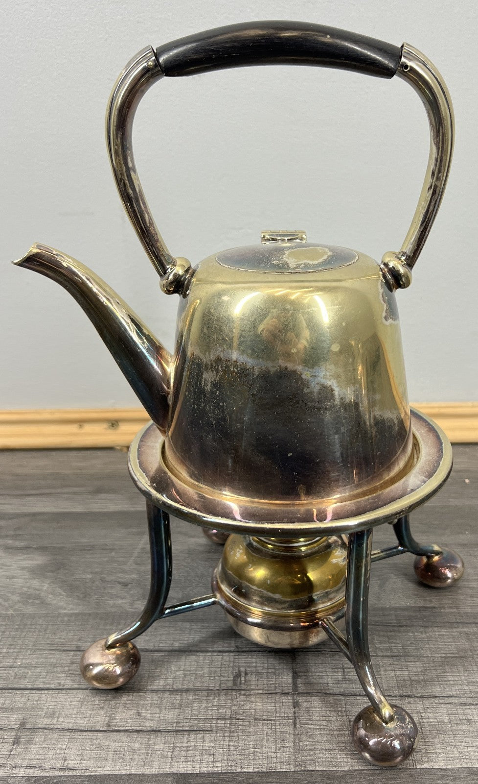 Vintage French Tea and Coffee Set Silver Plated 6-Piece with Tray LOT 44172