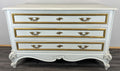 Chest of Drawers Vintage French Shabby Chic 3 Drawers Carved Cabinet LOT 45551