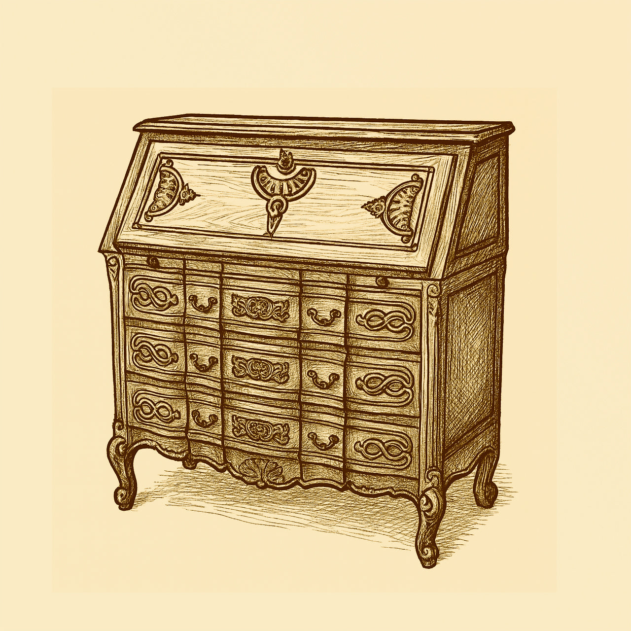 Desks & Secretaries - Vintage Writing Desk UK | Vintage World