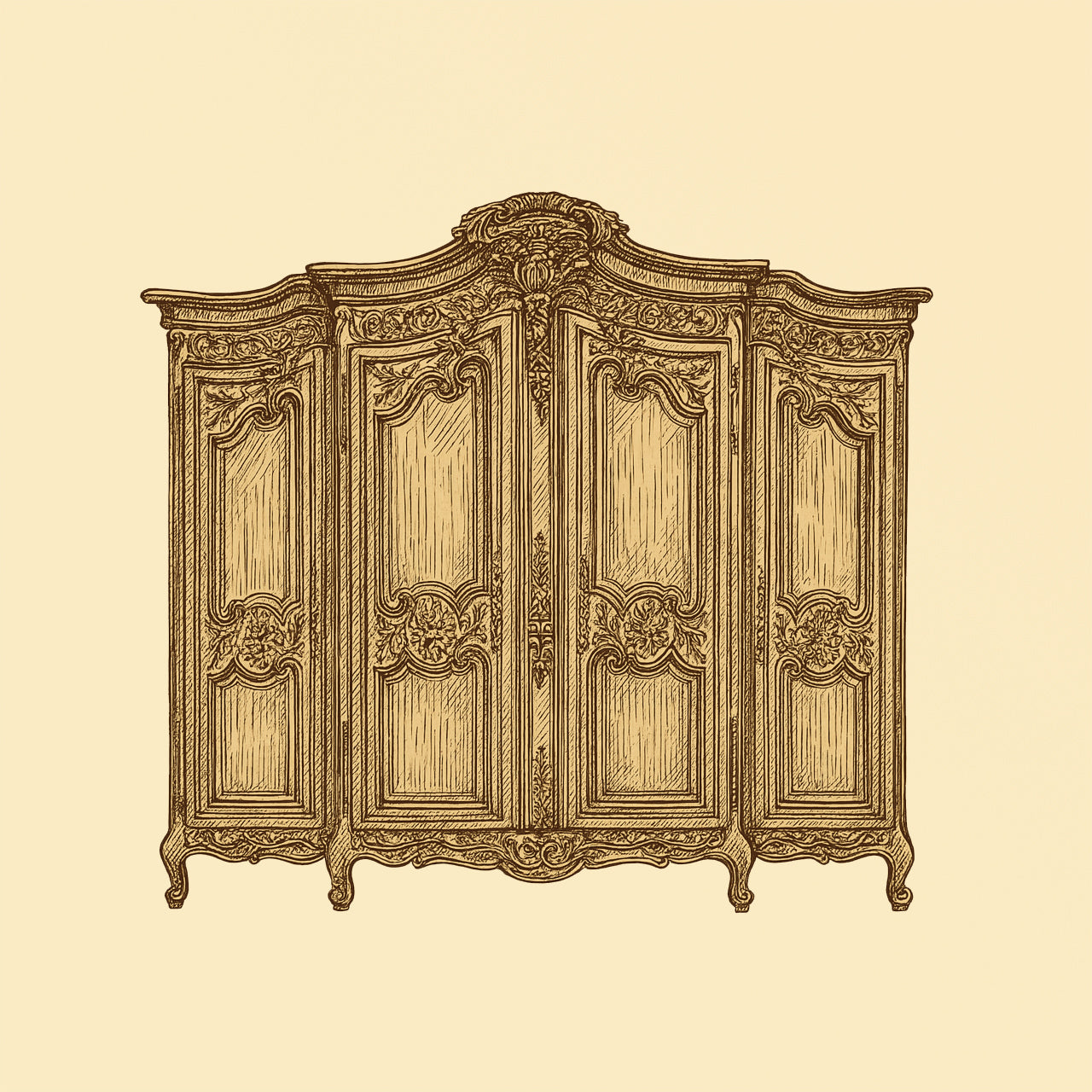 Armoires & Wardrobes - Vintage Wooden Wardrobe UK | Vintage World